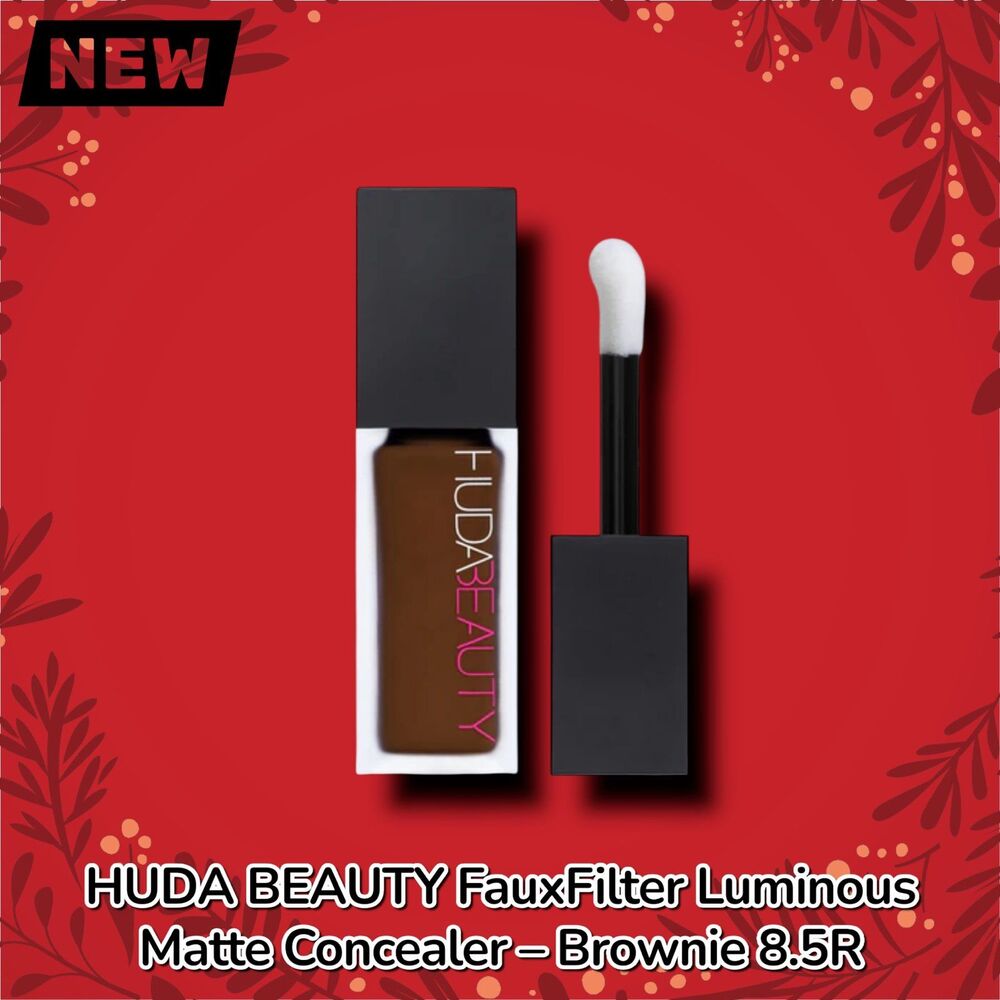 New HUDA BEAUTY FauxFilter Luminous Matte Liquid Concealer – Brownie 8.5R – Full
